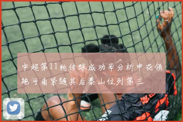 中超第11轮传球成功率分析申花领跑河南紧随其后泰山位列第三
